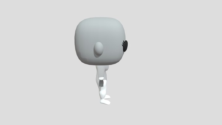 Funko Base Female 3D Model