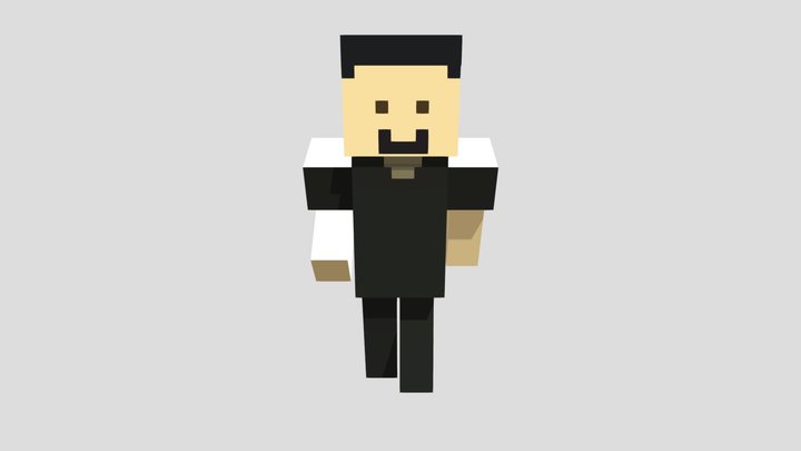 664230021_Steve Minecraft_model 3D Model