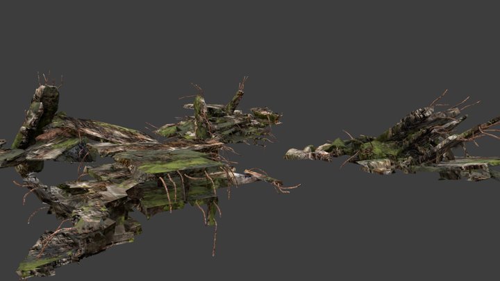 Concrete Ruins – Kostenloses 3D-Modell STL