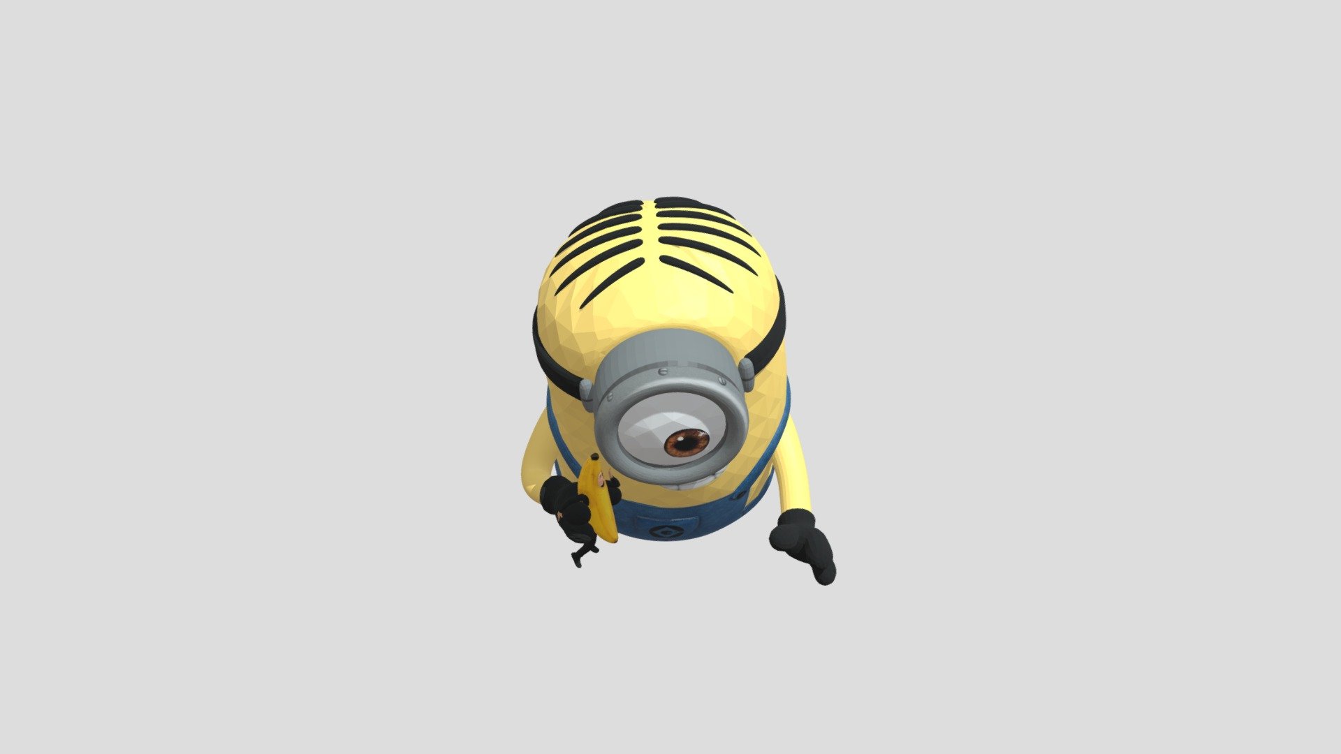 Minion Balloon 3D Model - 3D model by gumbofrawlies [951e783] - Sketchfab
