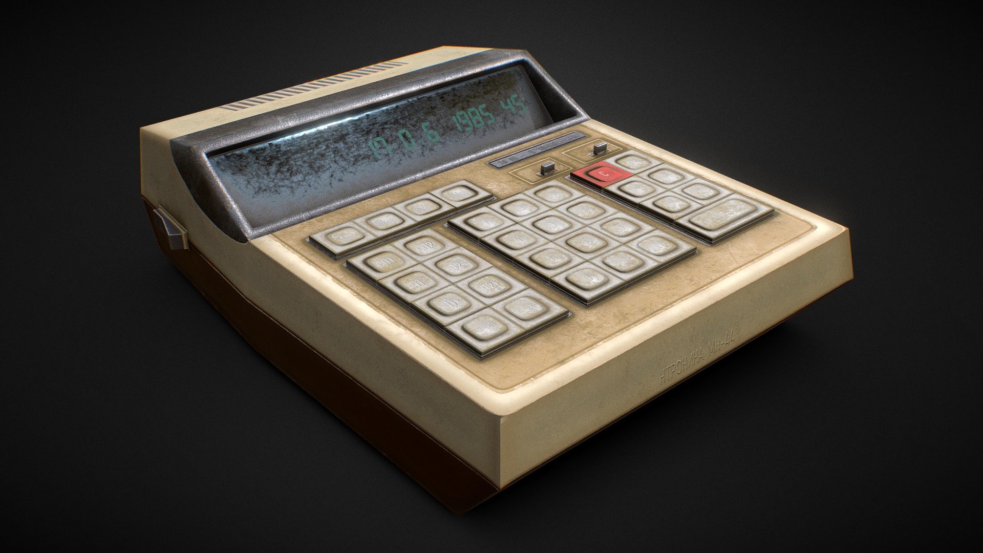 Old Soviet Era Calculator - Download Free 3D model by GameDev Nick ...