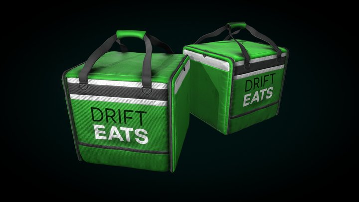 DRIFT EATS delivery bag 3D Model
