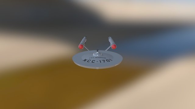 U.S.S. Enterprise NCC-1701 3D Model