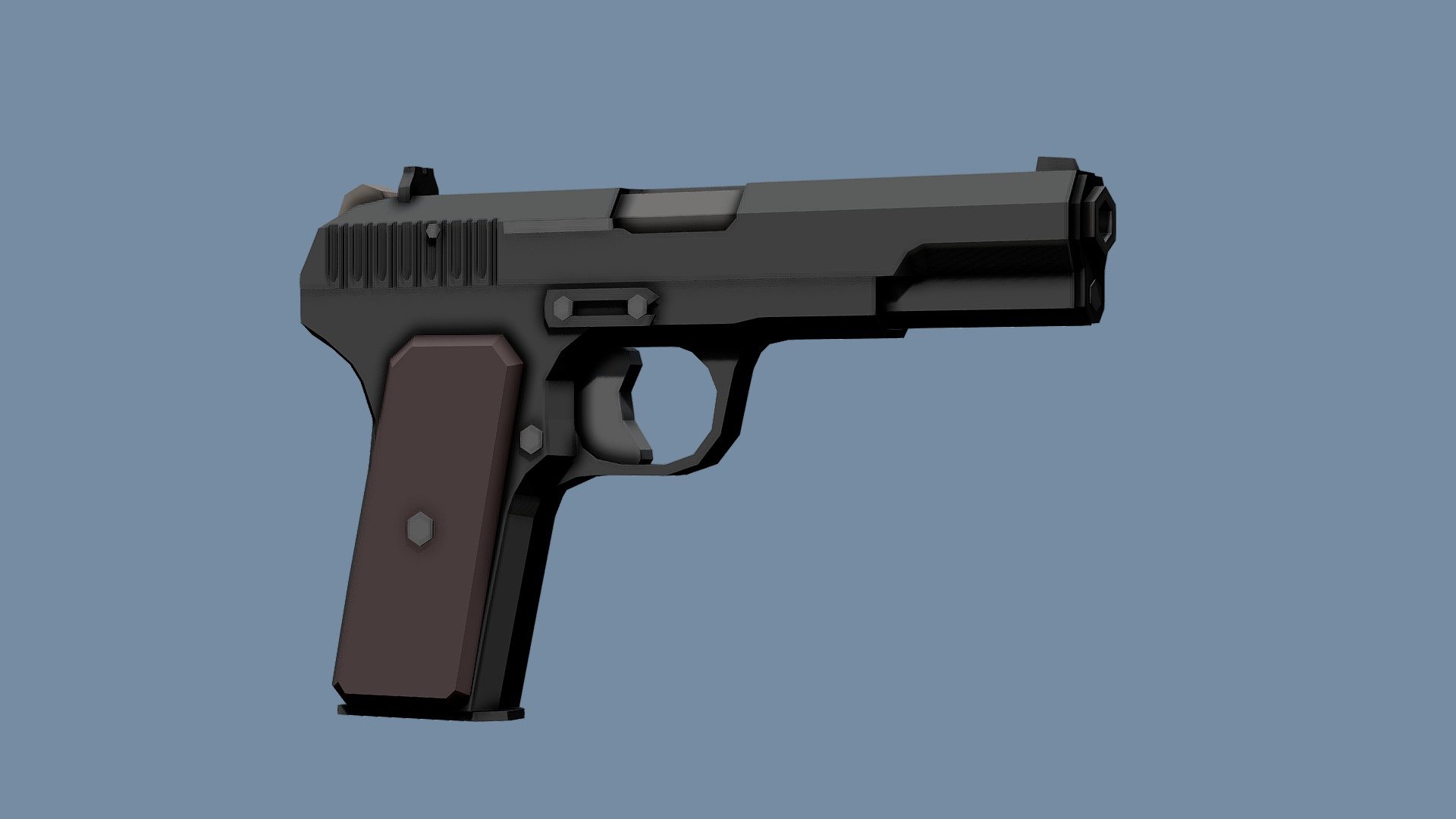 Low-Poly Tokarev TT-30 - Download Free 3D model by TastyTony [952260a ...