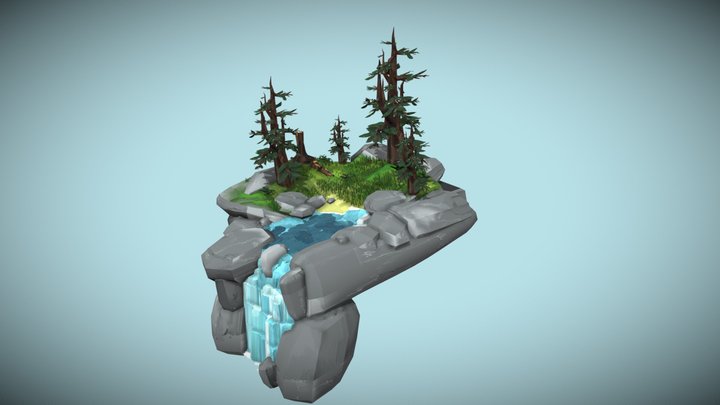 Forest Diorama 3D Model