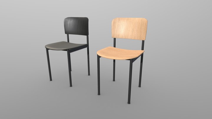 Plain chairs 3D Model