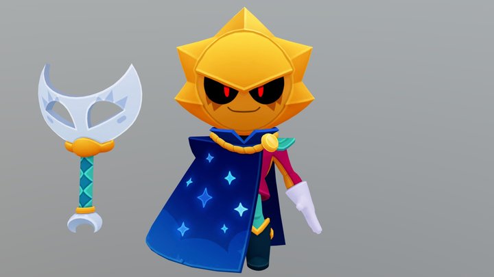 Sirius Brawl Stars 3D Model 3D Model