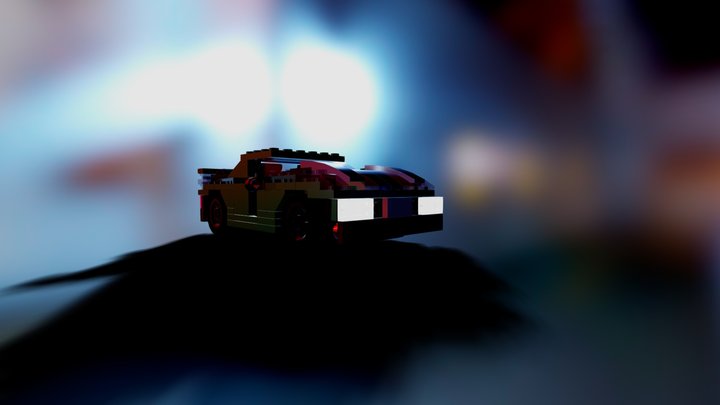 MEGO Car destruction 3D Model