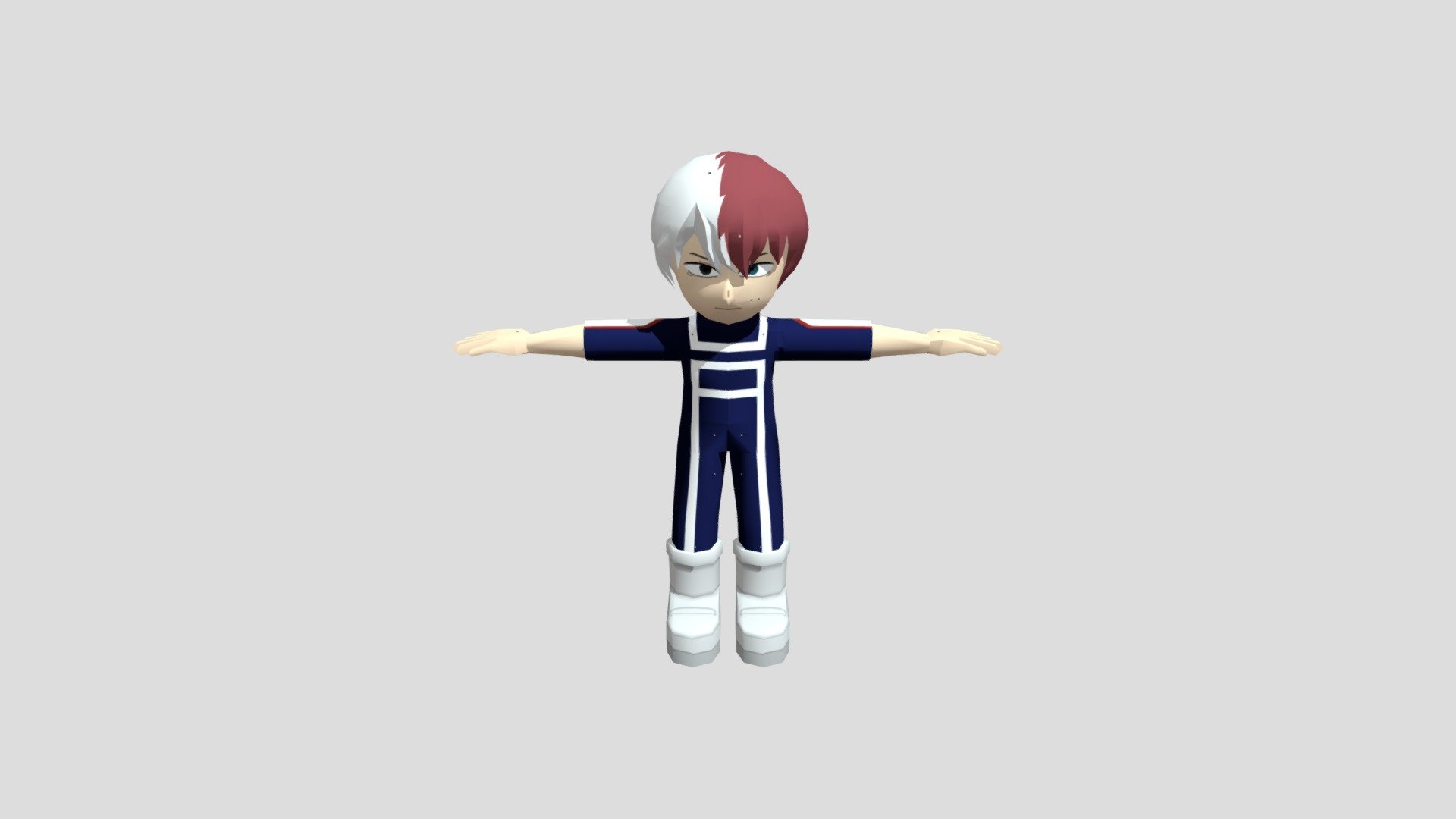 todoroki 3d model