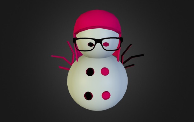 Snowman 6 3D Model