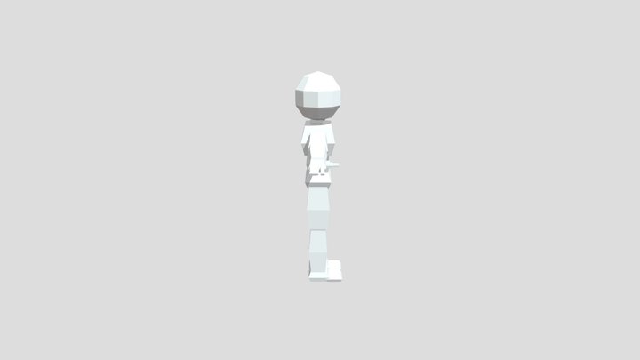 Low poly Character 3D Model