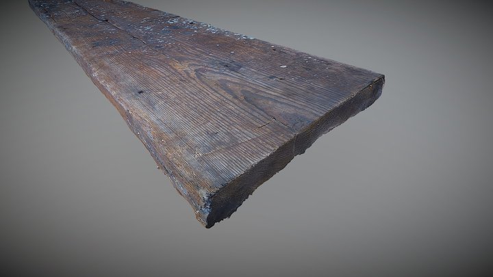 Double Dutch outer pinewood plank (NCN 34303) 3D Model