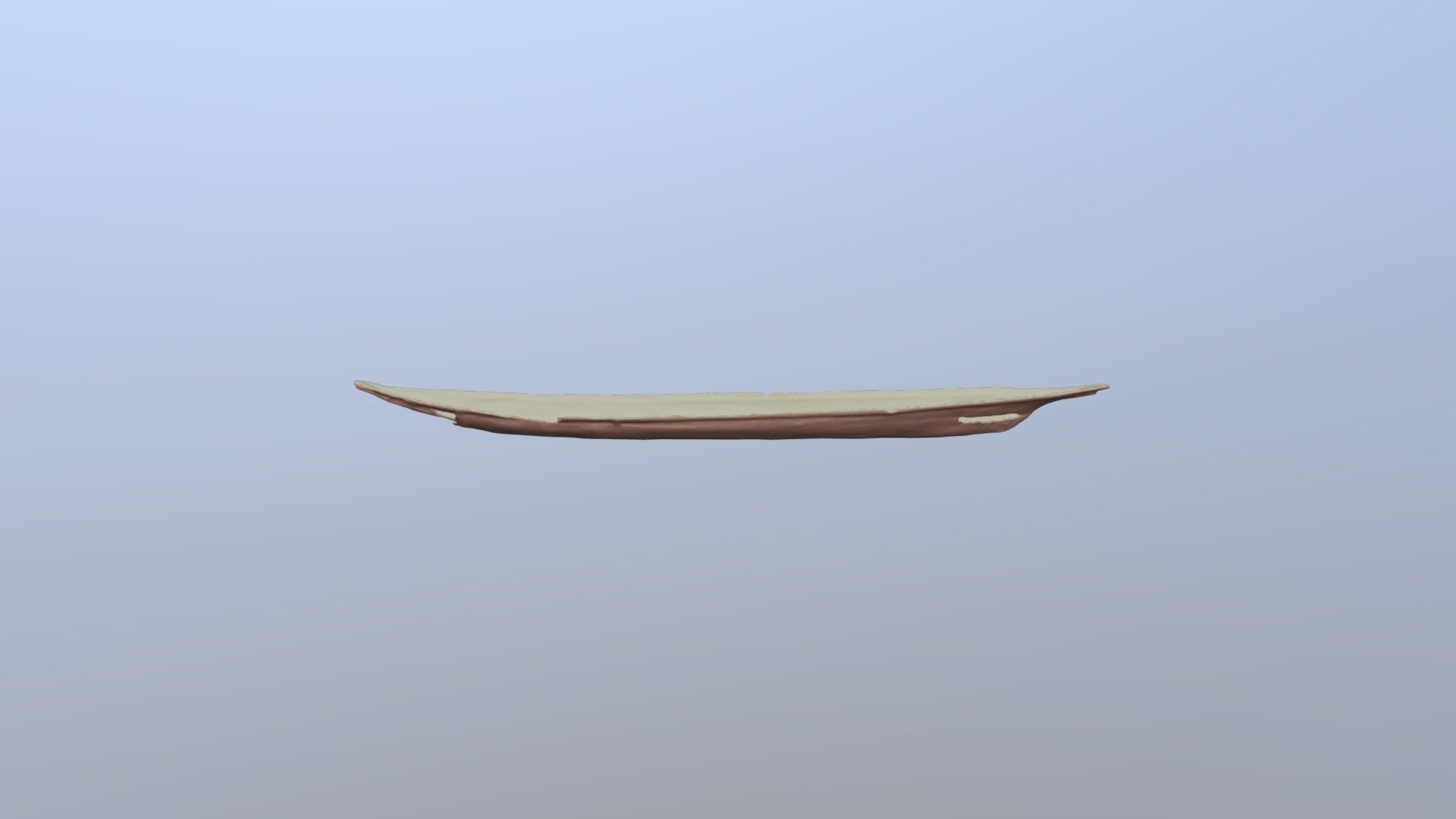 Green River Canoe 3D Model