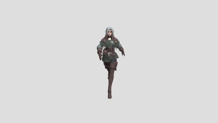 Jacob Walk Cycle 3D Model