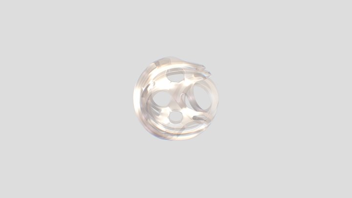 Abstract Geometric Sphere 3D Model