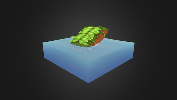 Hand Painted Ramp 4 3D Model