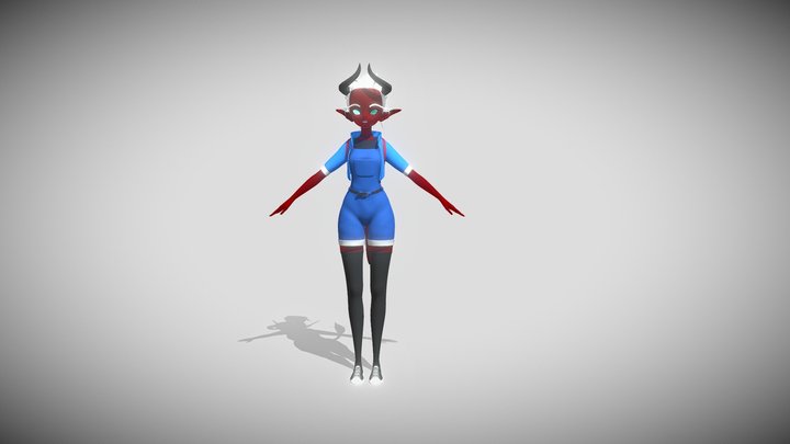 Samantha 3D Model