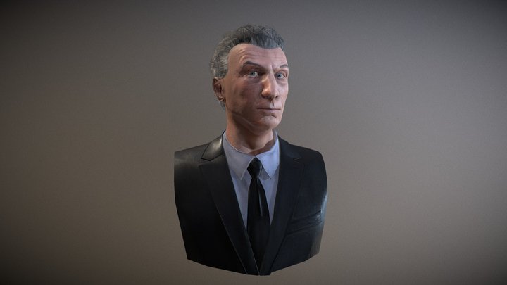 Argentina - Mauricio Macri 3D Model