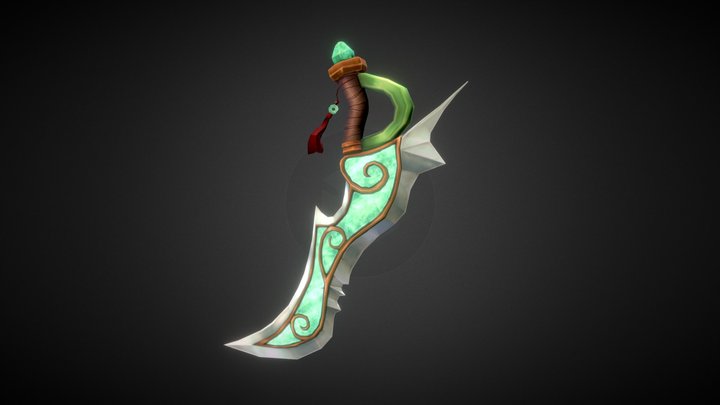 WOW - WeaponCraft_Jade Sword 3D Model