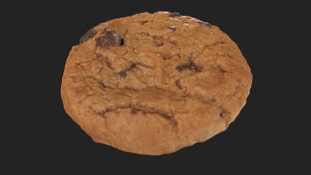 Chocolate Chip Cookie PHOTOGRAMMETRY 3D Model