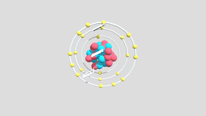 titanium atom 3D Model