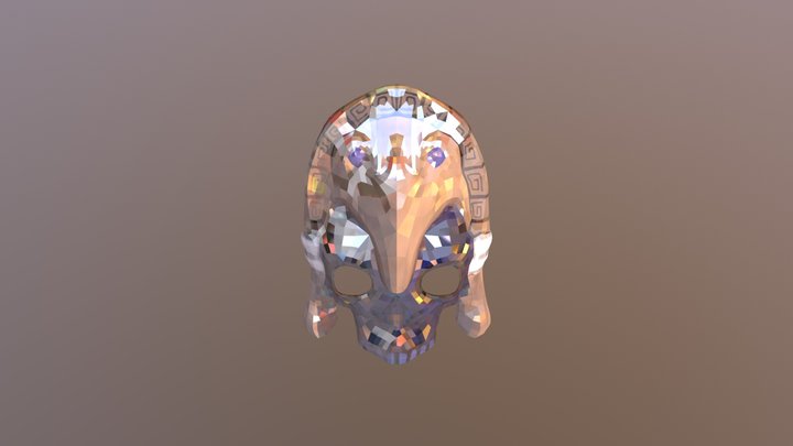 Eagle God Mask 3D Model