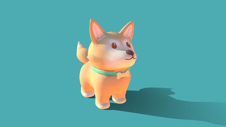 Ace the Shiba Inu! 3D Model