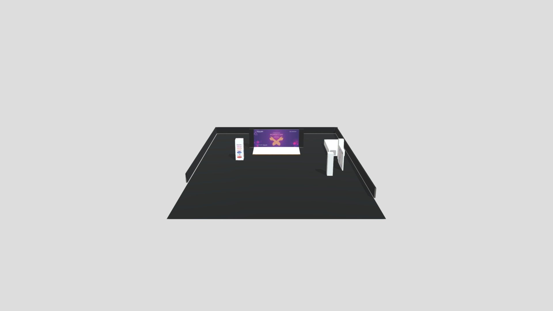 Women's Day Photobooth and Backdrop Design - 3D model by TanurGraphics ...