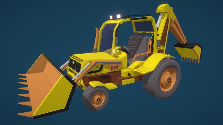 Excavator 3D Model