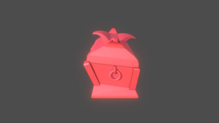 Cofre Animacion Abrir 3D Model