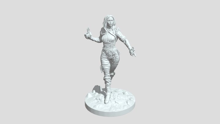 Triss Merigold 3D Model
