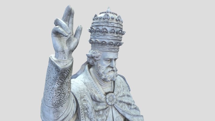 Estatua San Pedro Paraná ER 3D Model