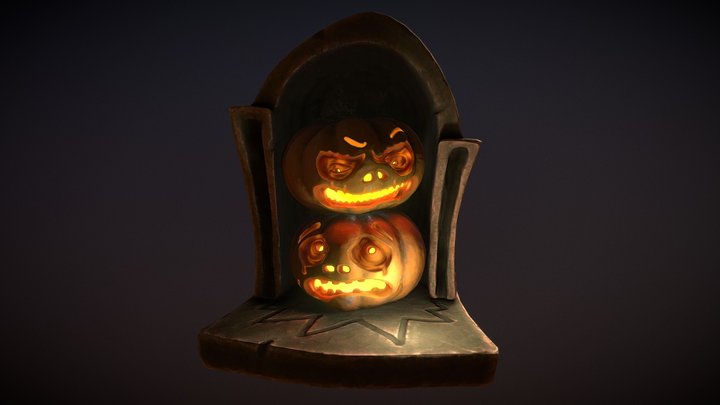 Aggressor_pumpkin 3D Model