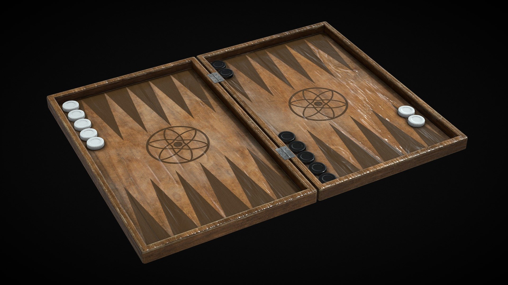 Backgammon Download Free 3D model by Requital (Azamkhon) (requital
