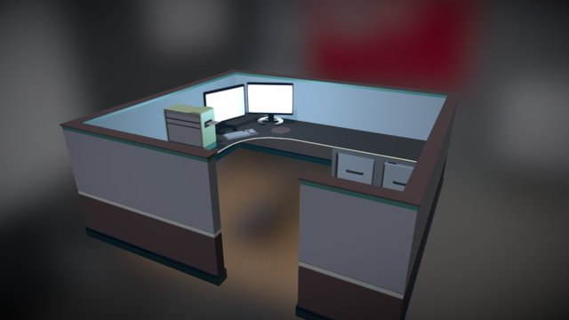 cubicle test 3D Model