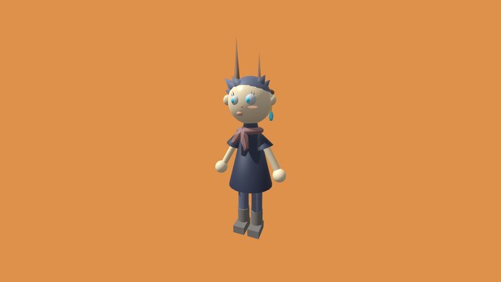 A simple character design. 3D Model
