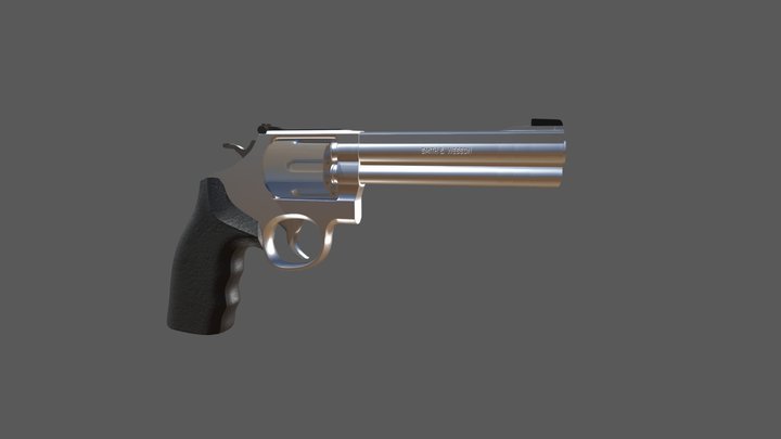 Revolver 3D Model