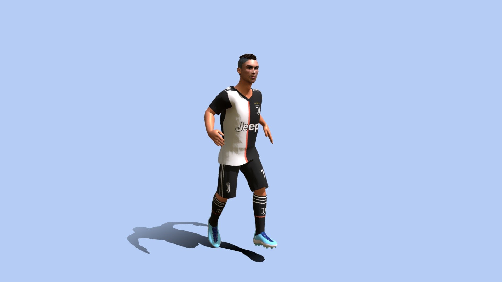 CR7 Cristiano Ronaldo - 3D Line Lamp