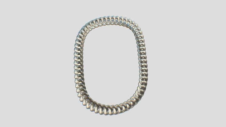 Chain Cuban - Bling Bling 3D Model