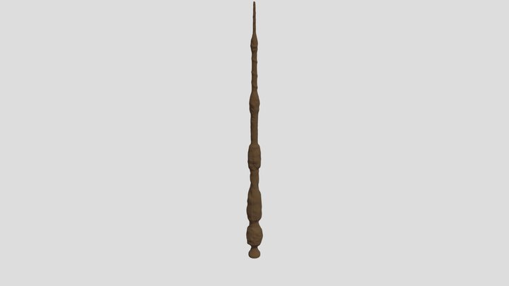 Magic Wand - Low Poly 3D Model