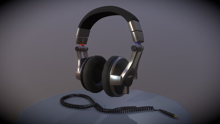 Headset 1- Shure 3D Model