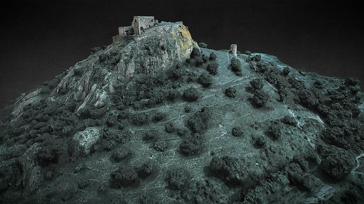 Castell de Quermançó (s. XI - s. XIV) 3D Model