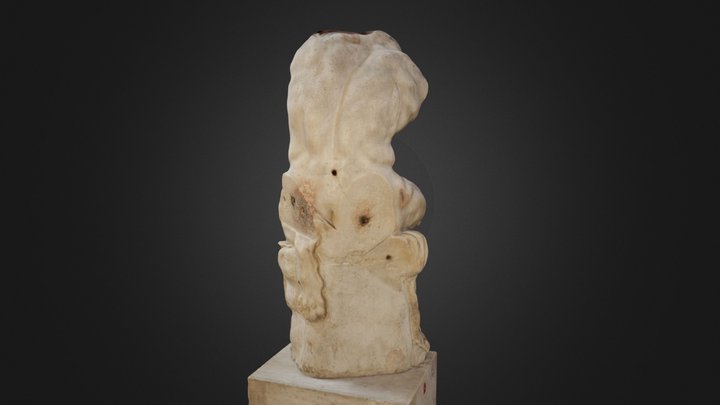 Torso Del Belvedere Roma in Vaticano 3D Model