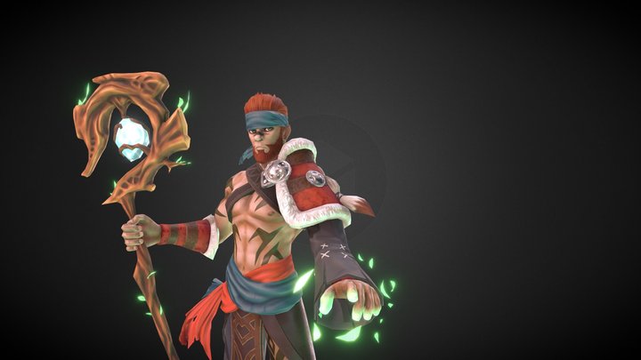 Druid 3D Model