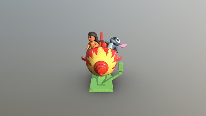 Lilo & Stitch Space Adventure 3D Model