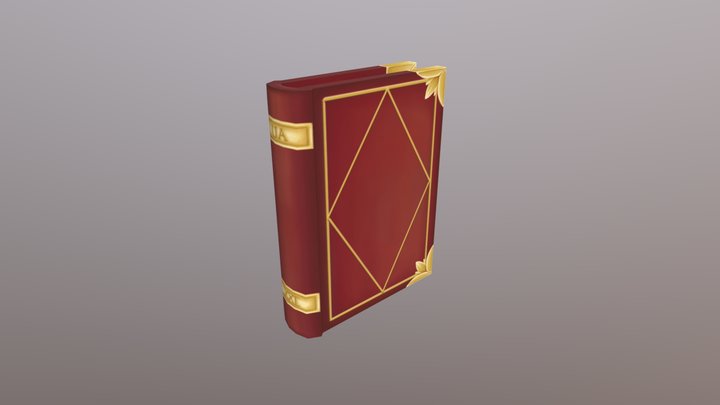 Spell Book 3D Model