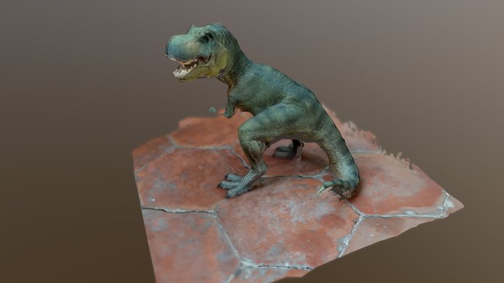 Tyrannosaurus Rex toy model by Papo 3D Model