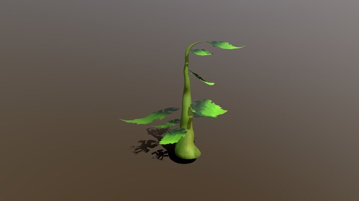 Pumpkin Stem_zip 3D Model