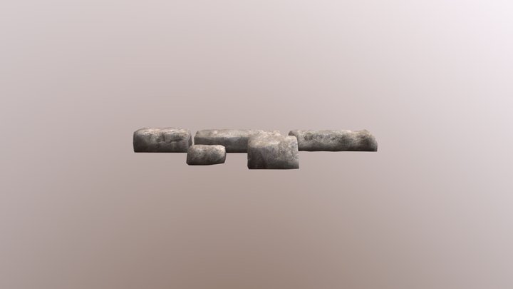 Original Stone，Splicing 3D Model