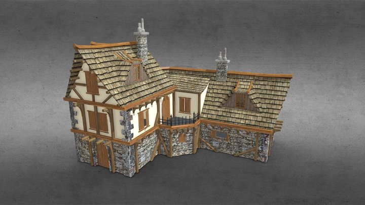 Medieval Inn 2 3D Model